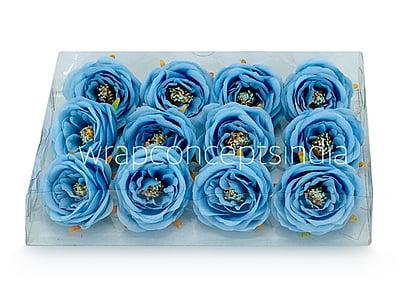 Camellia Flower - Blue