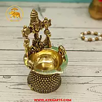Premium Brass Balaji Deepam - 5.2 Inch Height