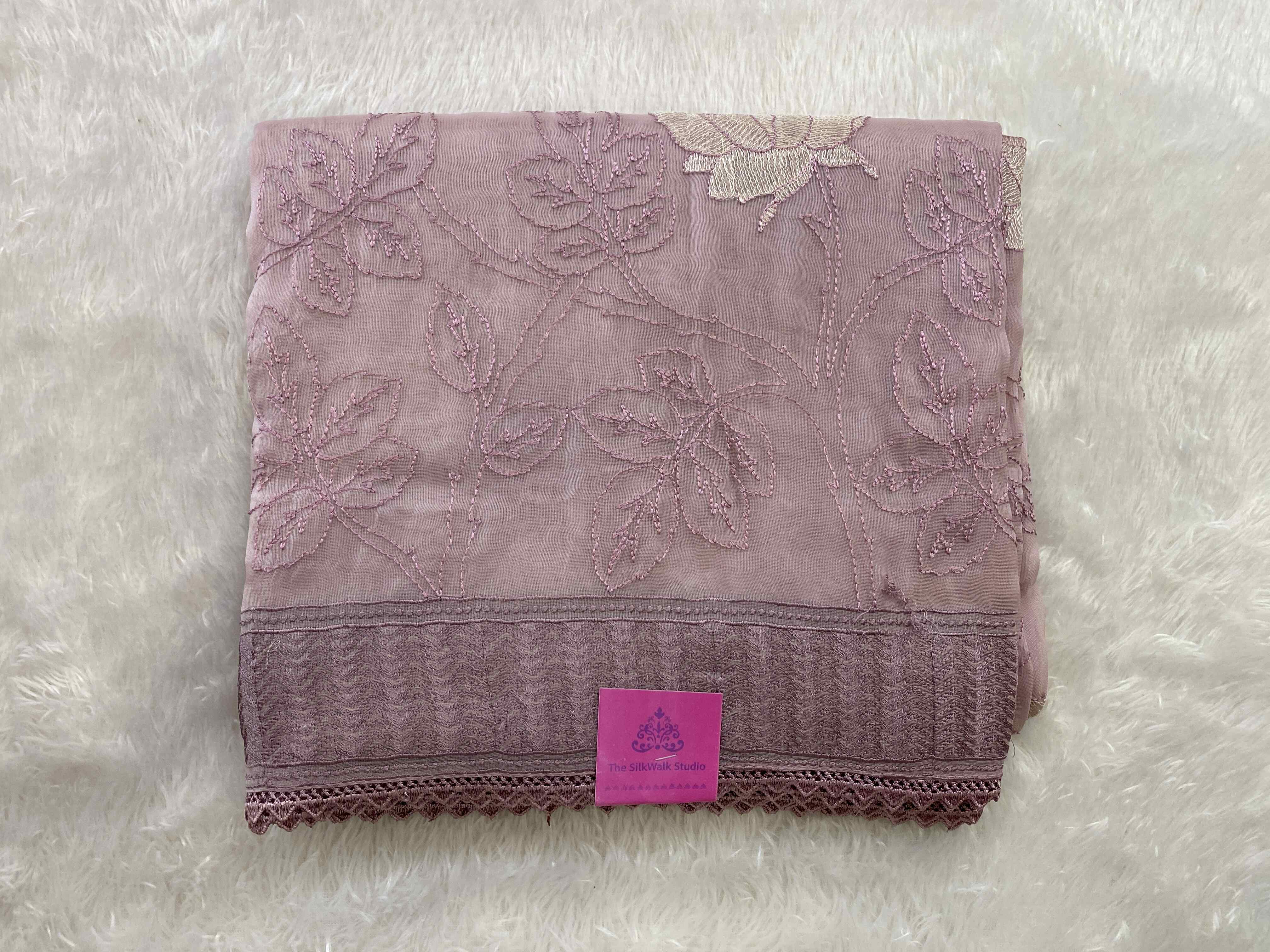 Daisy - Super Net Organza in Thread Embroidery SWS16