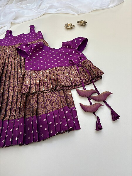 Royal Berry Brocade Silk Set