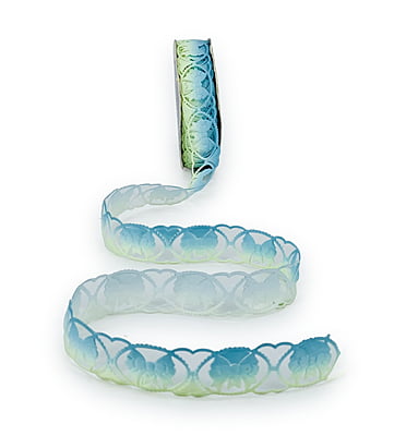 Bow Cut Work Shaded Ribbon