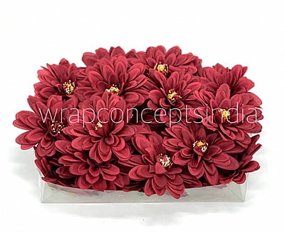 Cherry Red Dahlias