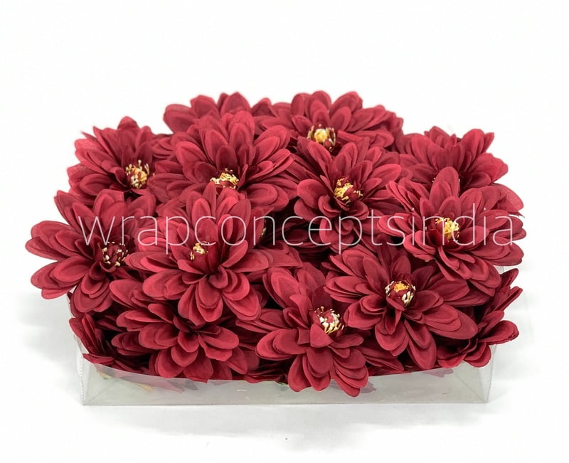Cherry Red Dahlias