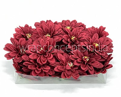 Cherry Red Dahlias