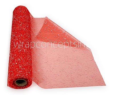 Fuchsia Pink Snow Organza