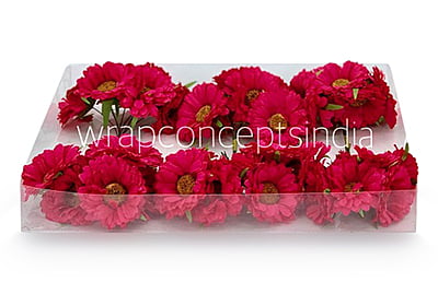 Sunflower on stick - Fuchsia Pink