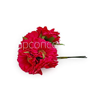 Sunflower on stick - Fuchsia Pink