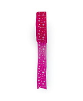 Star Print Organza Ribbon