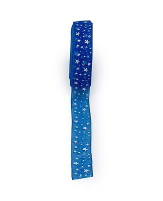 Star Print Organza Ribbon