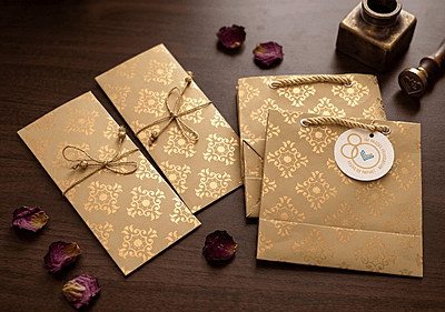 SET OF 2 ETHNIC MINI BAGS & ENVELOPES