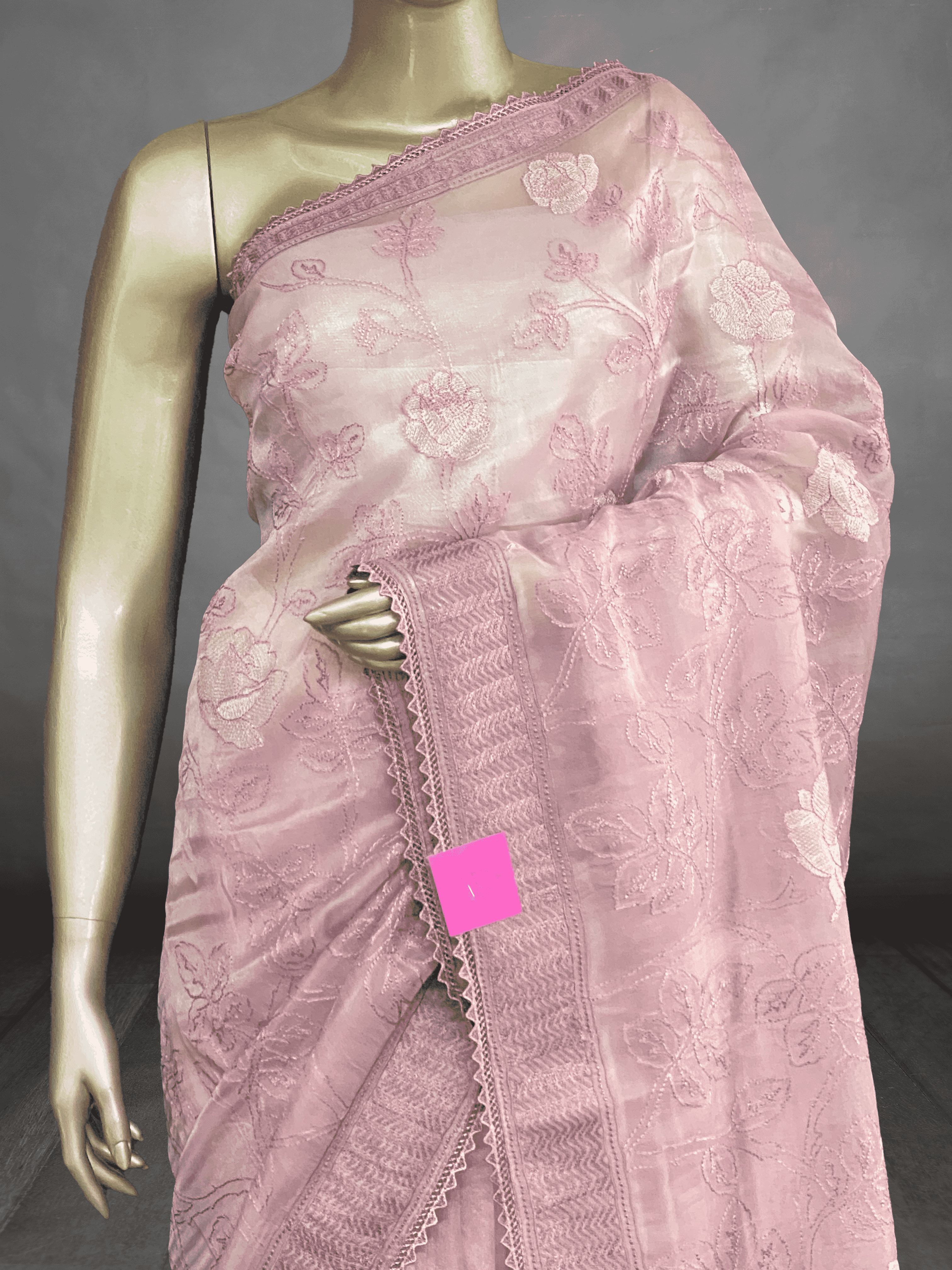 Daisy - Super Net Organza in Thread Embroidery SWS16