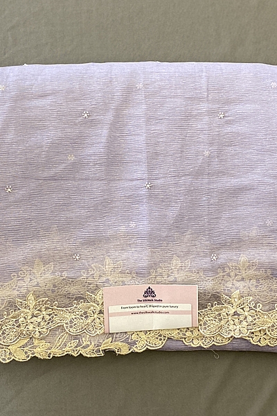 RACHEL CHIFFON WITH LACE BORDER SWS292