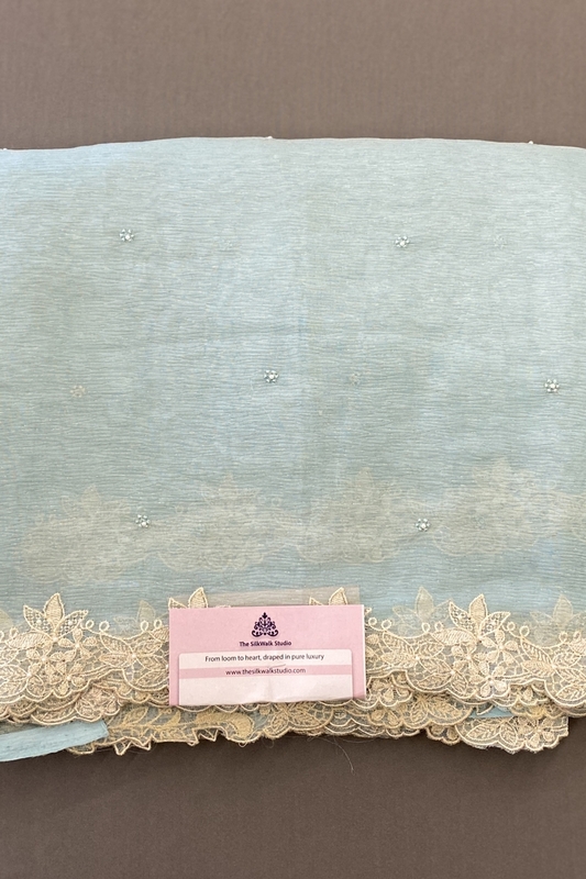 RACHEL CHIFFON WITH LACE BORDER SWS292