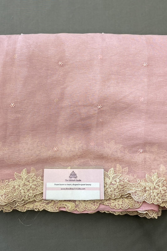 RACHEL CHIFFON WITH LACE BORDER SWS292