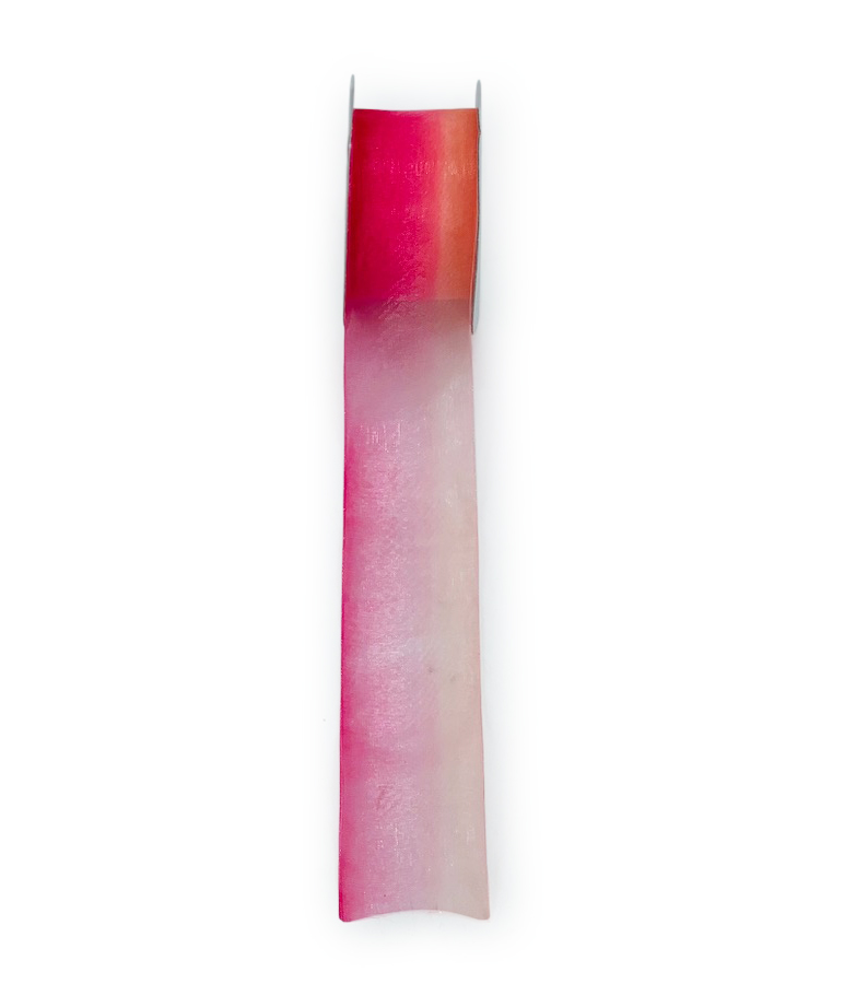 Candy Pink to Peach Sheer Shaded