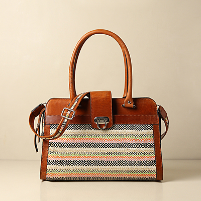 SATCHEL SILHOUETTE TOSTADO