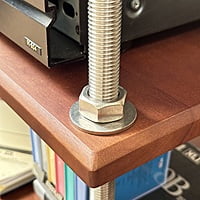 VAC - 4 Shelf Single Width - 23" x 15" AV Rack - AVR-4S-1C VAC - 4 Shelf Single Width - 23" x 15" AV Rack - AVR-4S-1C