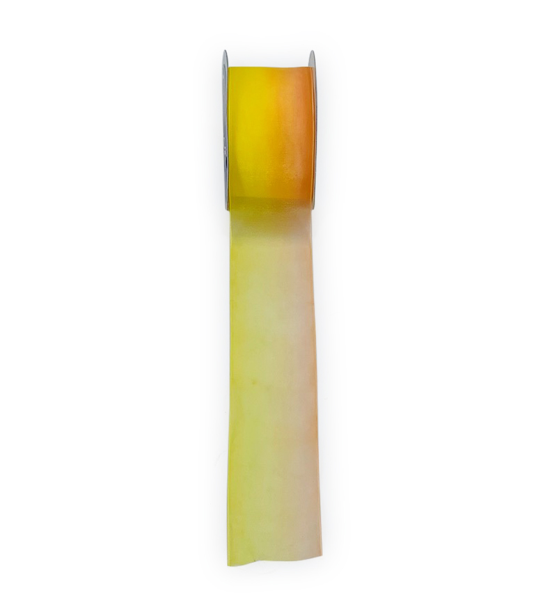 Yellow to Peach Sheer Shaded