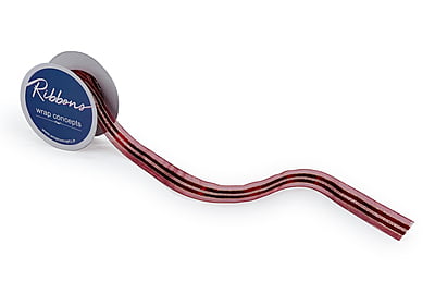 Sheer Ribbon with Gold & Satin Centre