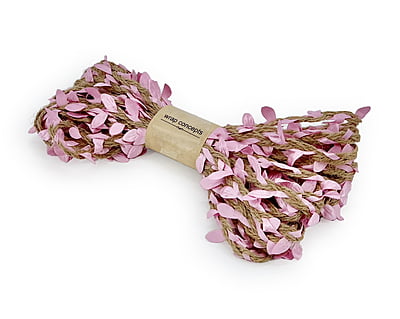 Jute & Leaf String - Green