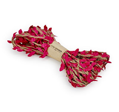 Jute & Leaf String - Multicolour