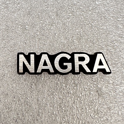 Replacement Metal Logo for NAGRA - ML-NAG-01