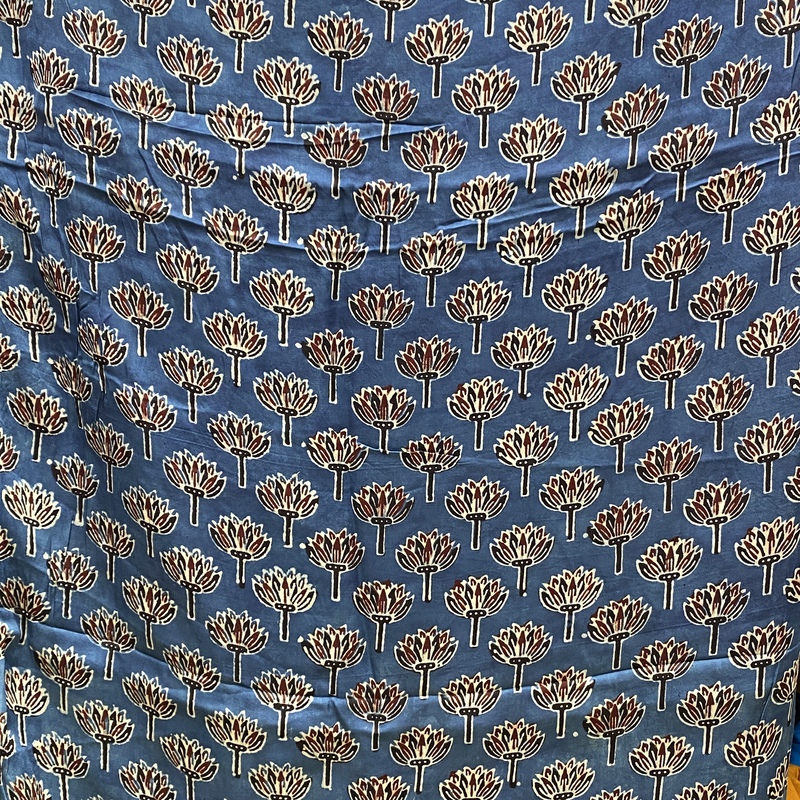 Modal Silk Ajrakh Print #19