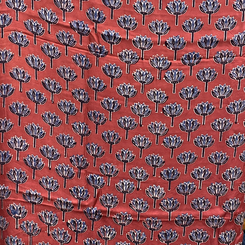 Modal Silk Ajrakh Print #18