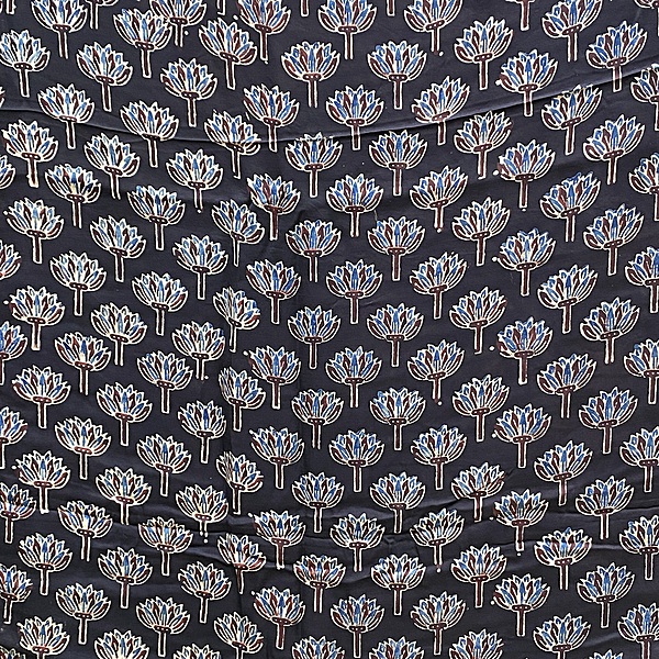 Modal Silk Ajrakh Print #17