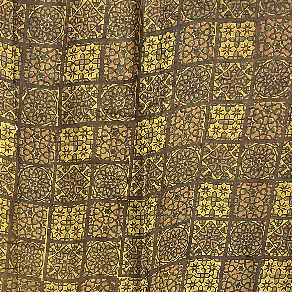 Modal Silk Ajrakh Print #15