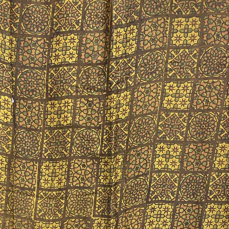 Modal Silk Ajrakh Print #15