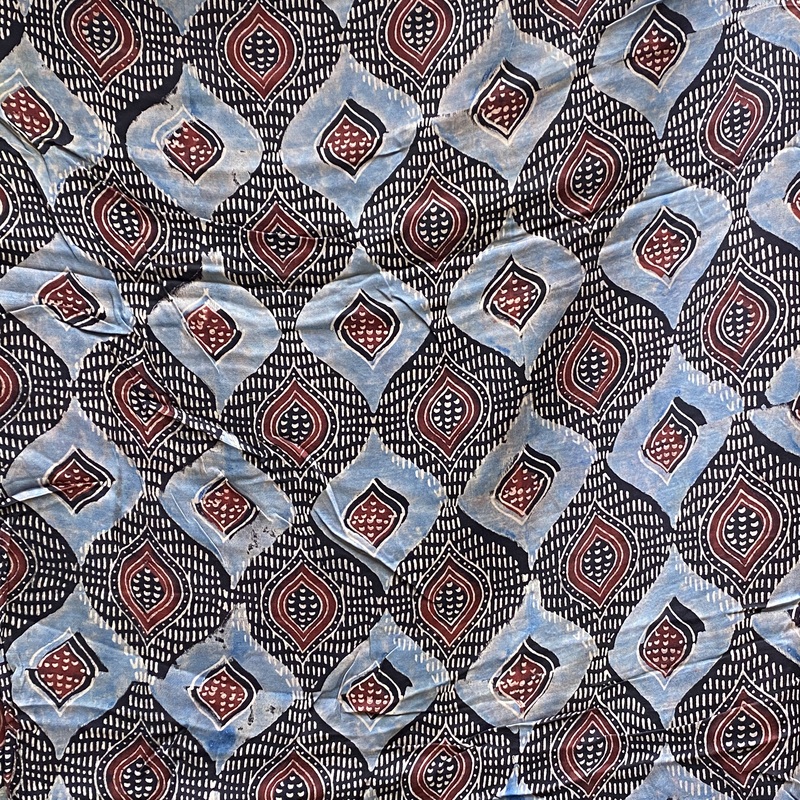 Modal Silk Ajrakh Print #14