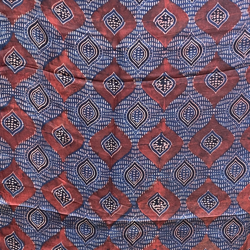 Modal Silk Ajrakh Print #13