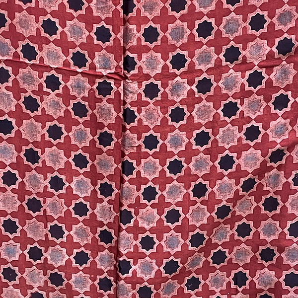 Modal Silk Ajrakh Print #12