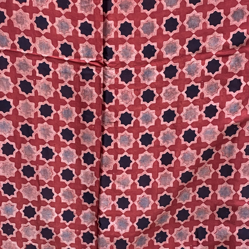 Modal Silk Ajrakh Print #12
