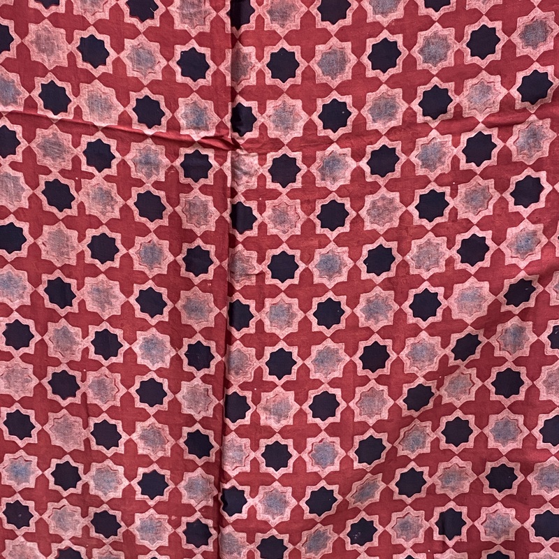 Modal Silk Ajrakh Print #12