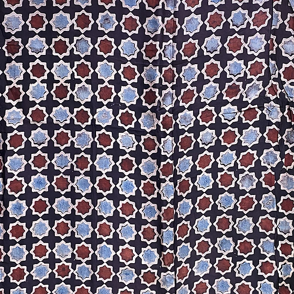 Modal Silk Ajrakh Print #11