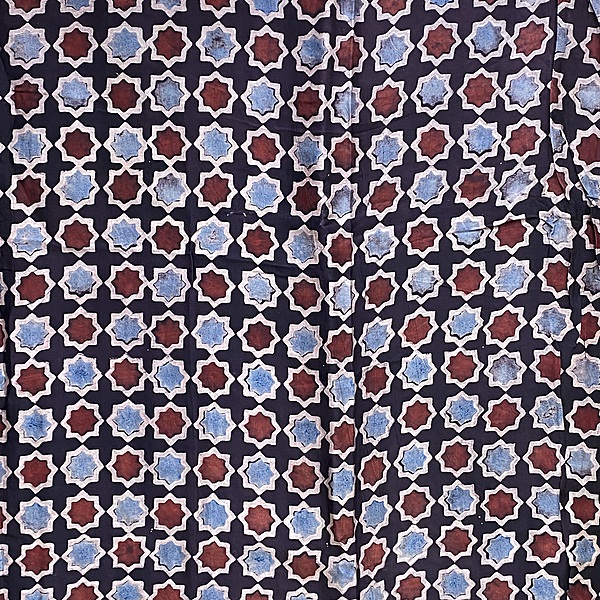 Modal Silk Ajrakh Print #11
