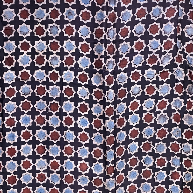 Modal Silk Ajrakh Print #11