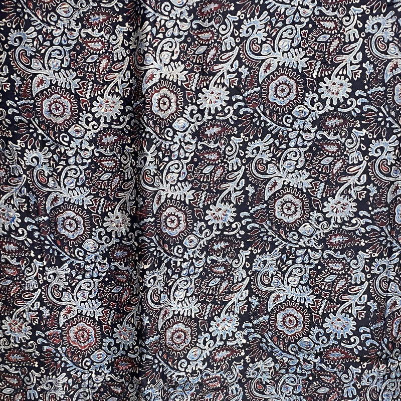Modal Silk Ajrakh Print #10