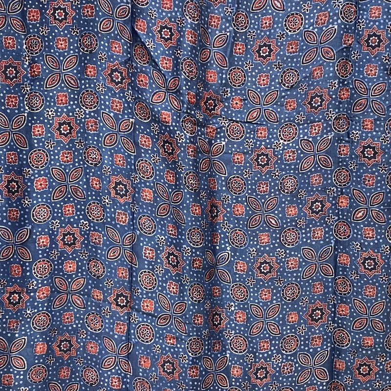 Modal Silk Ajrakh Print #08