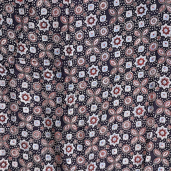 Modal Silk Ajrakh Print #07