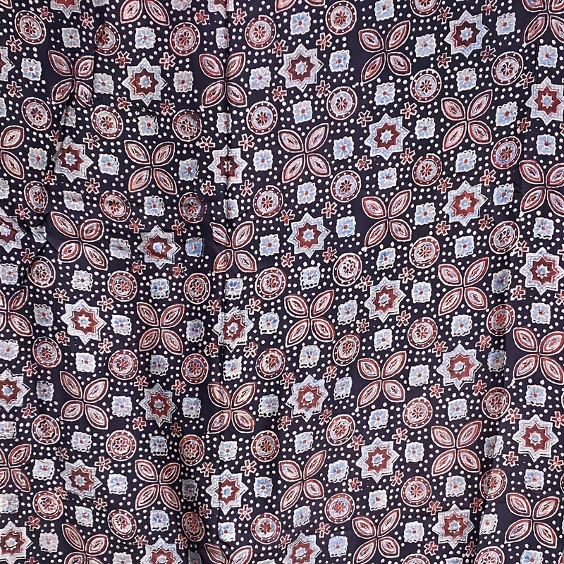 Modal Silk Ajrakh Print #07