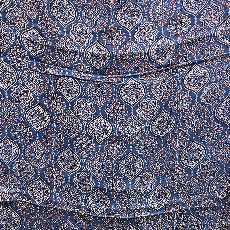 Modal Silk Ajrakh Print #02