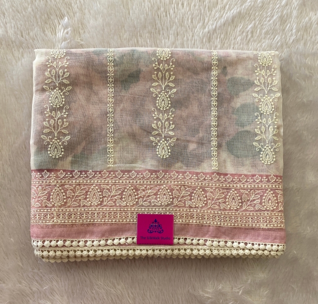 Nitara - The Kota Saree in Rose Digital Print SWS24