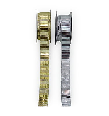 Metallic Textured Ribbon