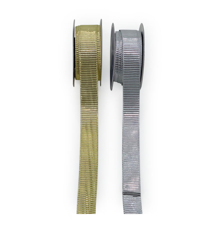 Metallic Textured Ribbon
