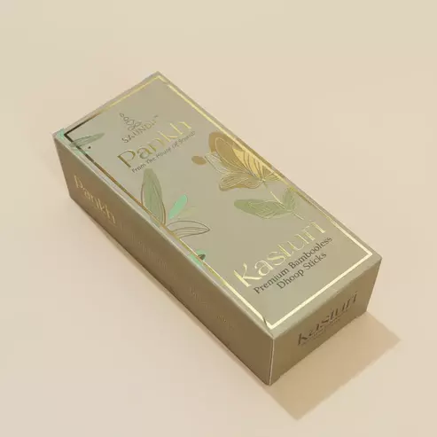 Saundh Pankh Kasturi Bambooless Dhoopsticks 80gm