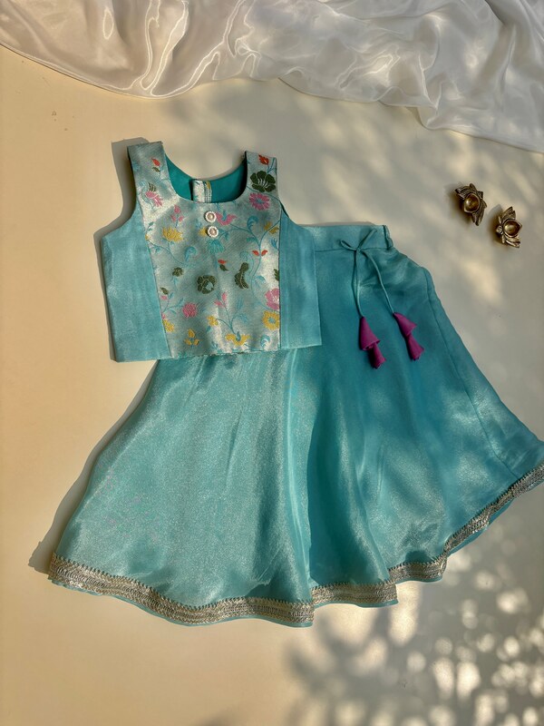 Megh Paithani Petal Silk Set