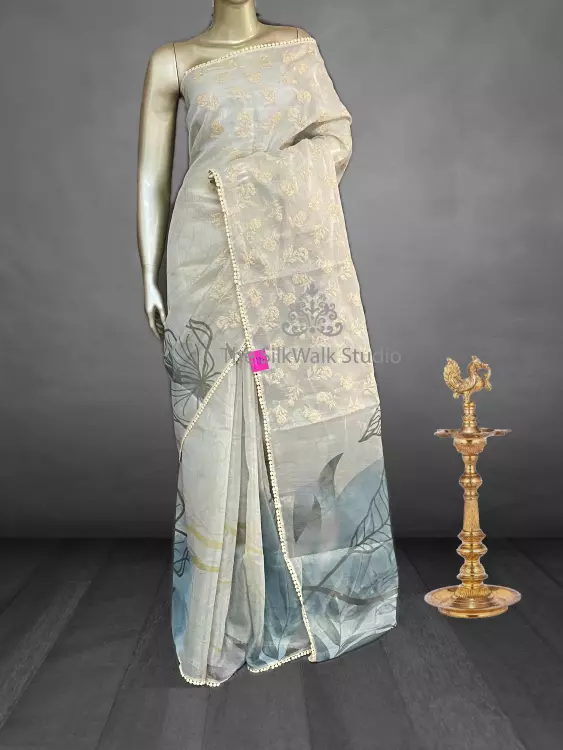 Nitara - The Kota Saree in Floral Thread Buttas SWS29